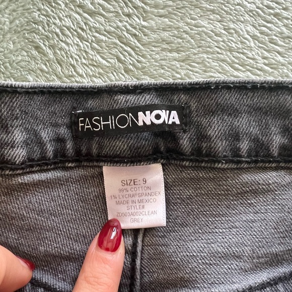 Grey Mom Jeans - Picture 4 of 5